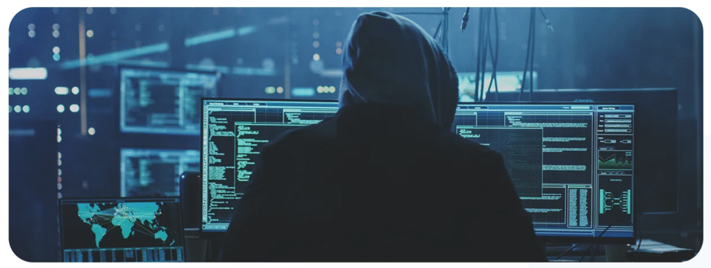 How criminals hunt for you online - Hacker image Rob Phayre ltd
